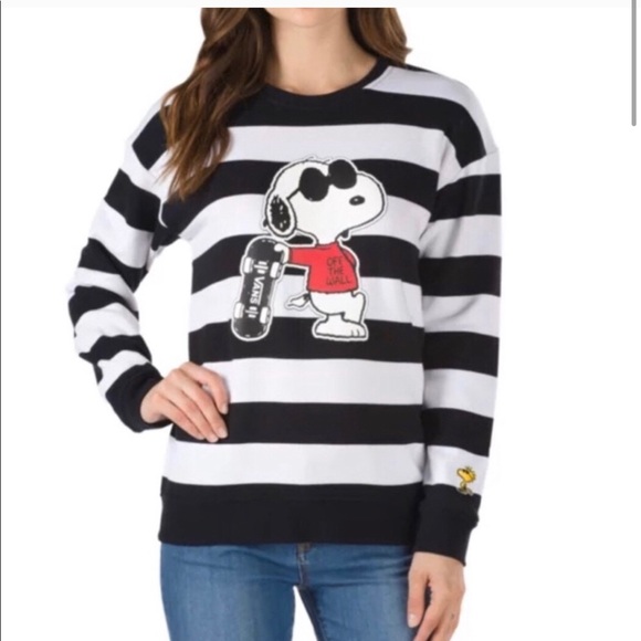 snoopy vans sweatshirt